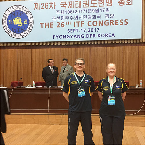 Representing Australia at the World Taekwondo Congress 2017 with Matthew Madsen